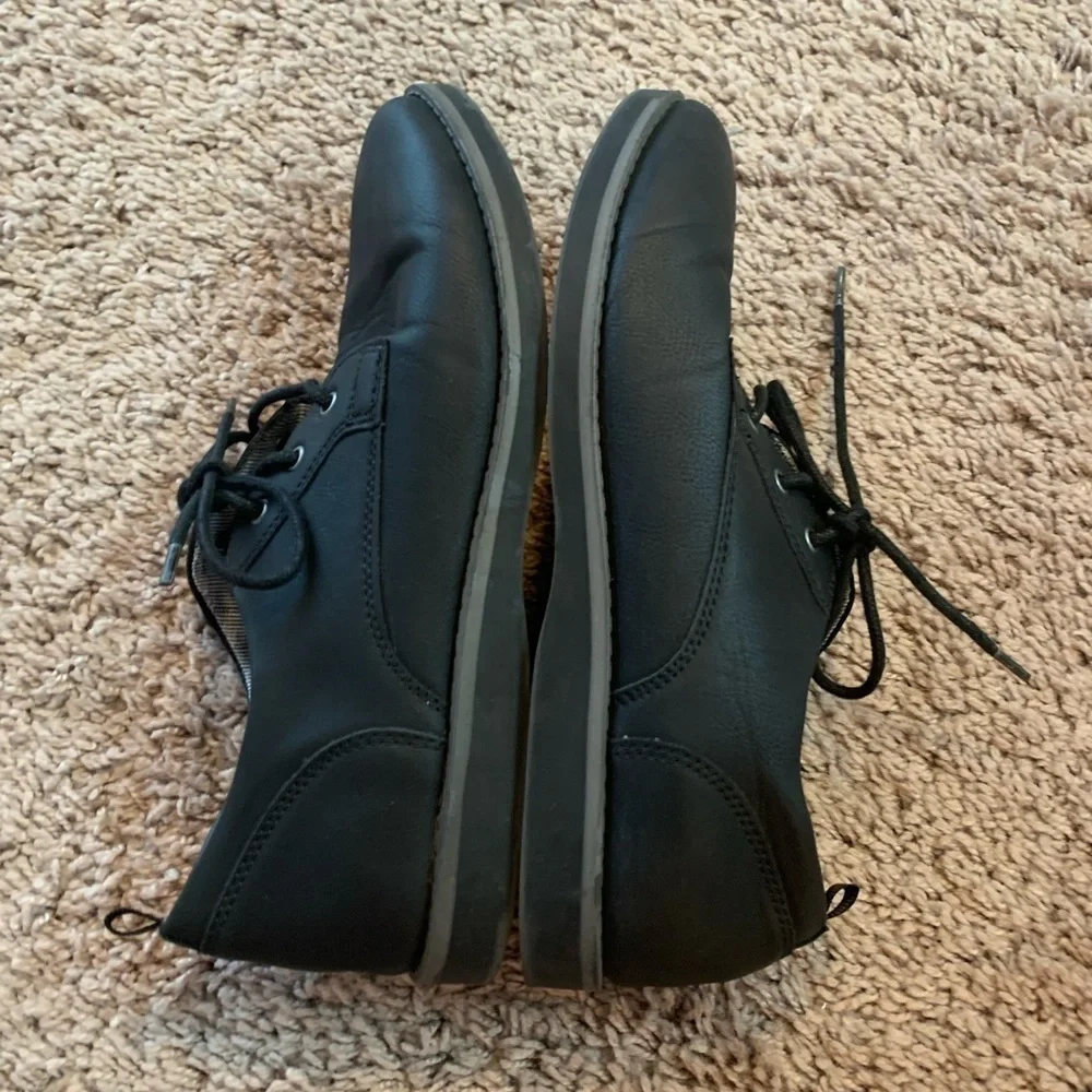 Wonder Nation Classic Dress Shoes Lace Up Black Size 5
